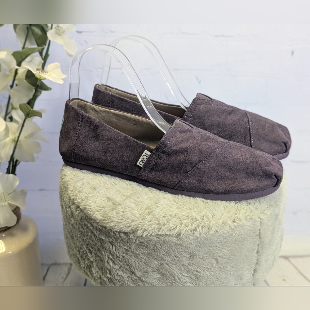 TOMS Women's Classic Slip-On Shoes - Purple